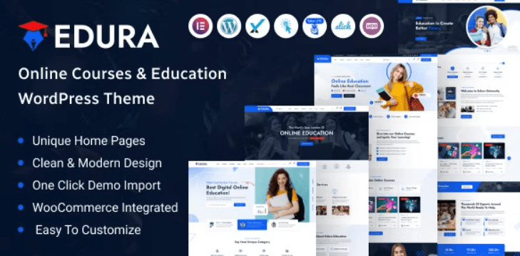Edura v2.0.0 在线课程和教育 WordPress 主题下载