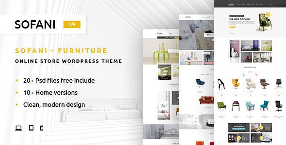 Sofani v1.7.1 – 家具店 WooCommerce WordPress 主题下载