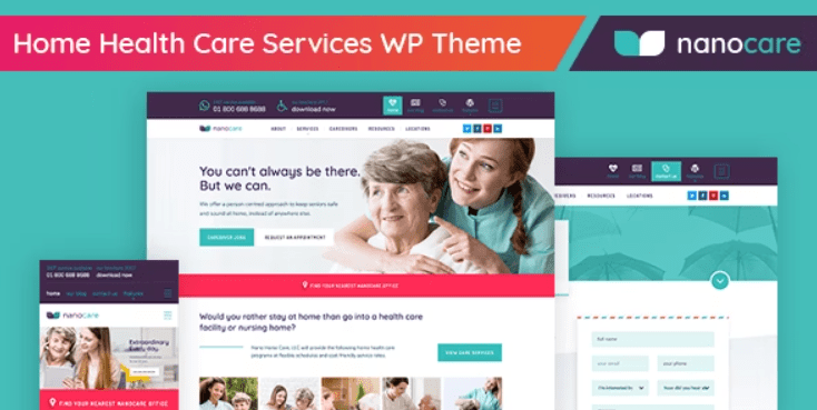 NanoCare v1.1.8 家庭医疗保健、医疗保健 WordPress 主题下载