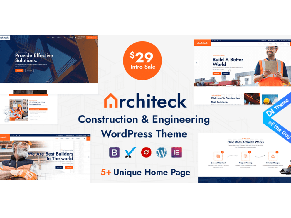 Architeck v1.5 建筑 WordPress 主题下载
