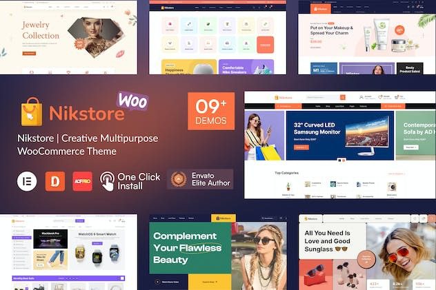 Nikstore v1.3.1 创意多用途 WooCommerce 主题下载 