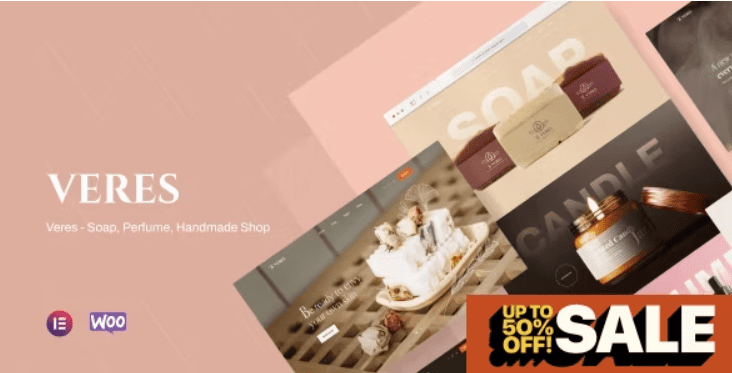 Veres Handmade Soap & Candles Shop v1.0.5 手工肥皂和蜡烛店wordpress主题下载