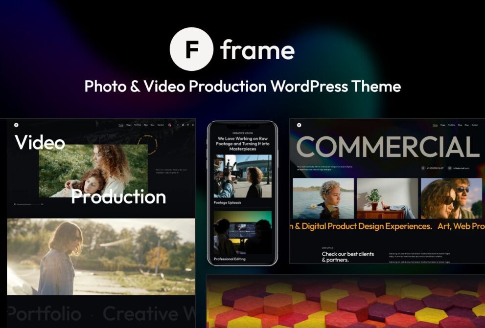 Frame v2.4.0 照片和视频制作 WordPress 主题下载