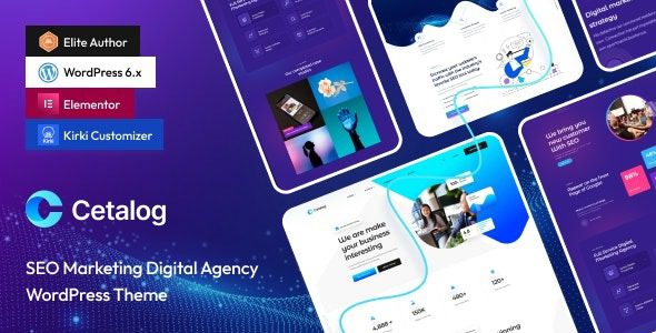 Cetalog v1.1.1 营销和 SEO 机构 WordPress 主题下载