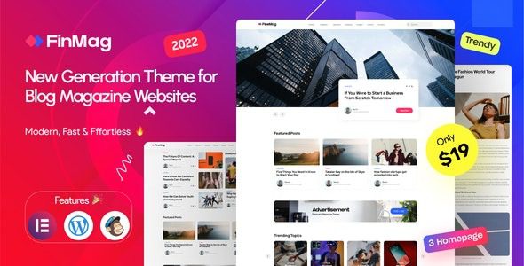 FinMag v3.5 现代杂志 WordPress 主题下载