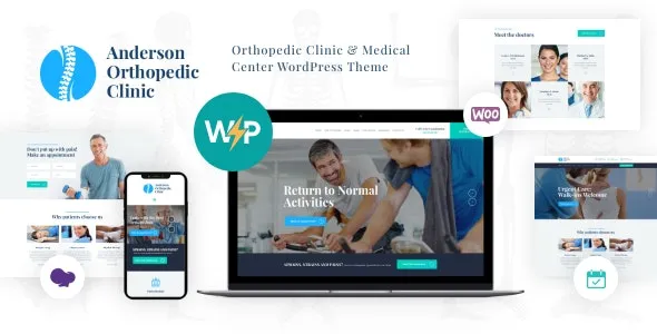 Anderson v1.4.5 骨科诊所和医疗中心 WordPress 主题下载