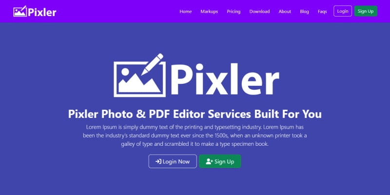Pixler (v1.0) 照片和 PDF 编辑器脚本源码下载