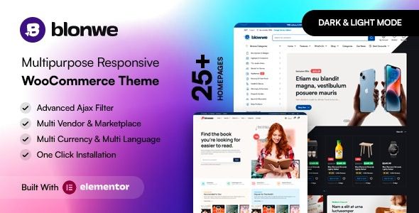 Blonwe v.1.4.0 多用途 WooCommerce 主题下载