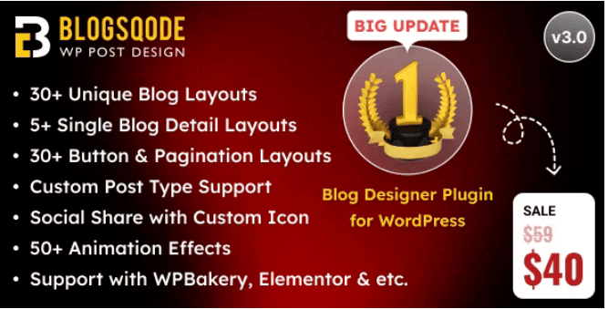 Blogsqode v3.0.0 WordPress 博客设计主题下载