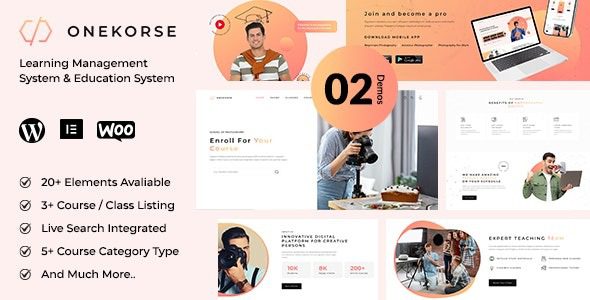 Onekorse v1.1.1 LMS 教育主题下载