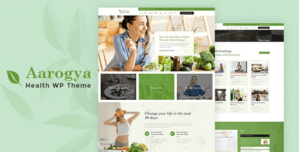 Aarogya v3.1 营养与营养师 WordPress 主题下载