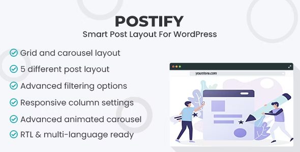 Postify v1.0.1 – WordPress 的智能帖子布局插件下载