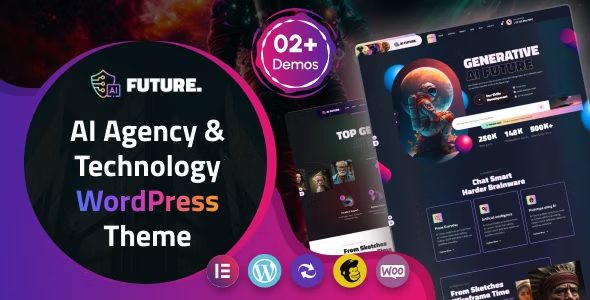 Future v1.0.1 – 人工智能代理和技术 WordPress 主题下载