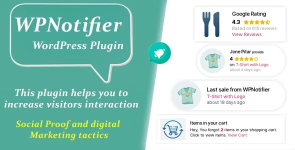 WPNotifier v1.1.1 – WordPress 营销插件，用于访客关注和社交通知插件下载