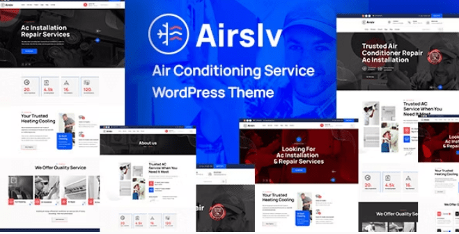 Airslv v1.0 供暖和空调 WordPress 主题下载
