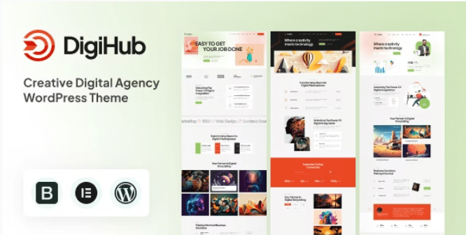 Digihub v1.0 数字机构 WordPress 主题下载