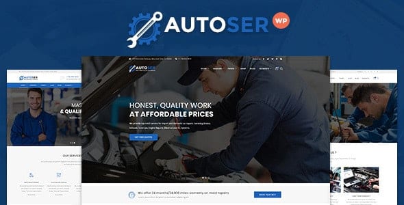 Autoser v1.1.1 汽车维修和汽车服务 WordPress 主题下载