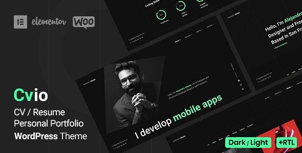 Cvio v3.5.0 个人作品集 WordPress 主题下载