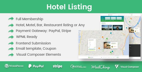 Hotel Listing v1.4.2 WordPress 插件下载