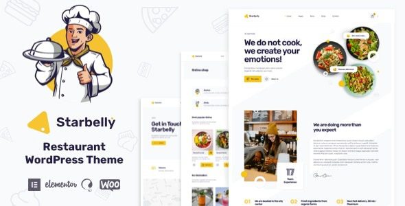 Starbelly v1.4.1 餐厅 WordPress 主题下载