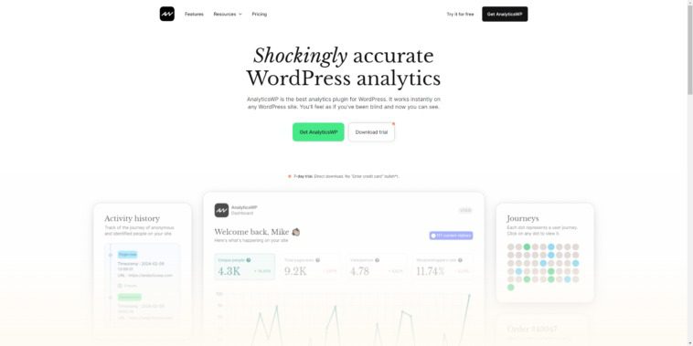 AnalyticsWP v2.3.0 #1 WordPress 数据监控分析插件下载