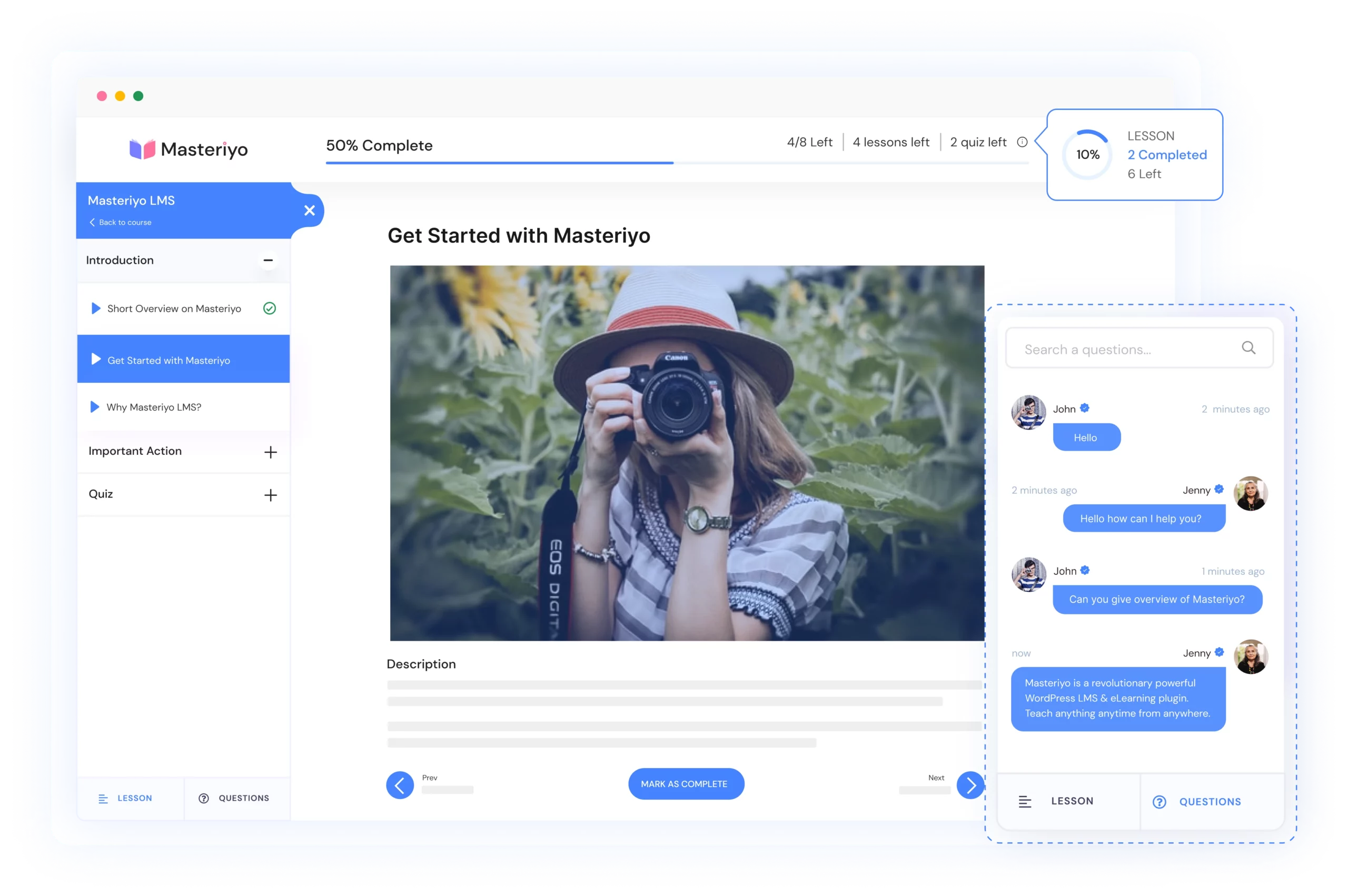 Masteriyo PRO v3.4.3 –WordPress 学习管理系统插件下载