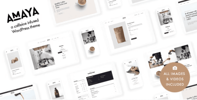 Amaya v2.15 咖啡店 WordPress 主题下载