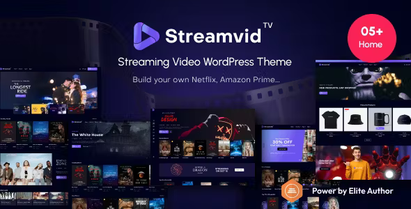 StreamVid v6.2.2 流媒体视频电影 WordPress 主题下载