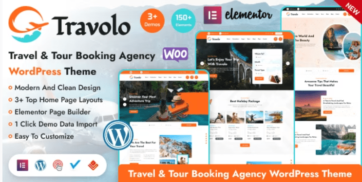 Travolo v1.2.0 旅游预订 WordPress 主题下载