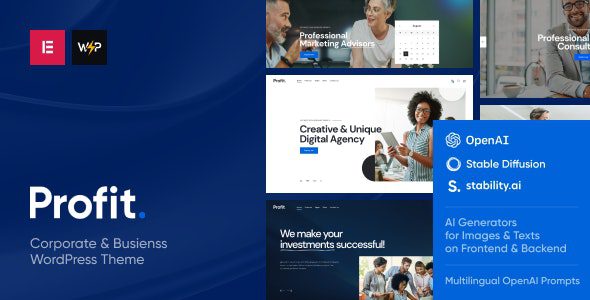 Profit v1.1 – 商业 WordPress 主题下载