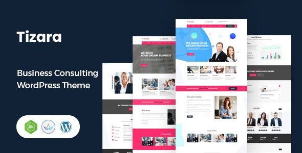 Tizara v1.9 商业咨询 WordPress 主题下载