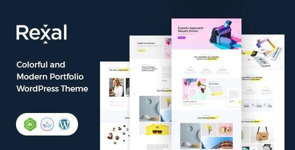 Rexal v2.3 丰富多彩的组合 WordPress 主题下载
