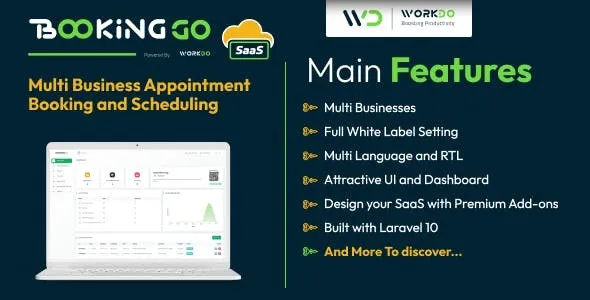 BookingGo SaaS v5.8 – 多业务预约预订和日程安排源码下载