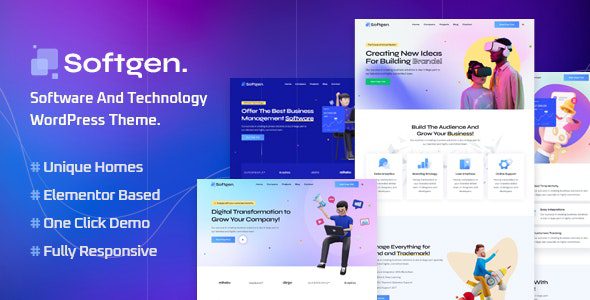 Softgen v1.0.6 – 软件与技术 WordPress 主题下载