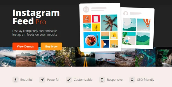 Instagram Feed Pro v6.14.0 By Smash Balloon 插件下载 Instagram内容推送到网站插件下载