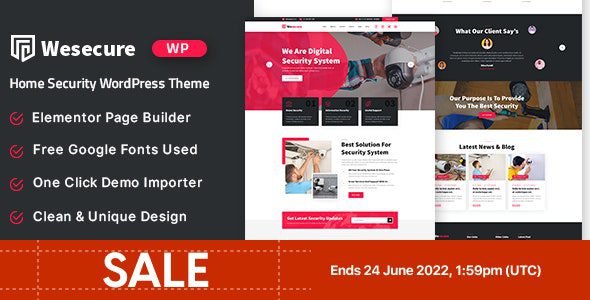 Wesecure v1.1.0 – 家庭安全 WordPress 主题下载
