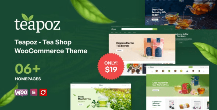 Teapoz v1.1.9 茶叶店 WooCommerce 主题下载