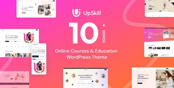 UpSkill v1.0.16 – 在线教育课程 LMS WordPress 主题下载