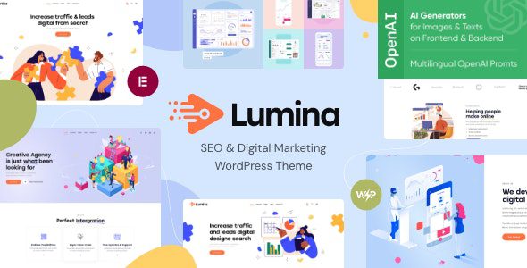 Lumina v1.14.0 – 创意代理机构 WordPress 主题下载