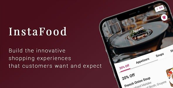 InstaFood v1.6.0 适用于 WordPress 的二维码菜单、外卖、自取和堂食插件下载