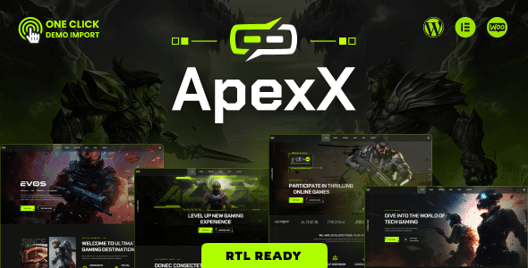 ApexX-1.0.6 电子竞技与游戏 WordPress 主题下载