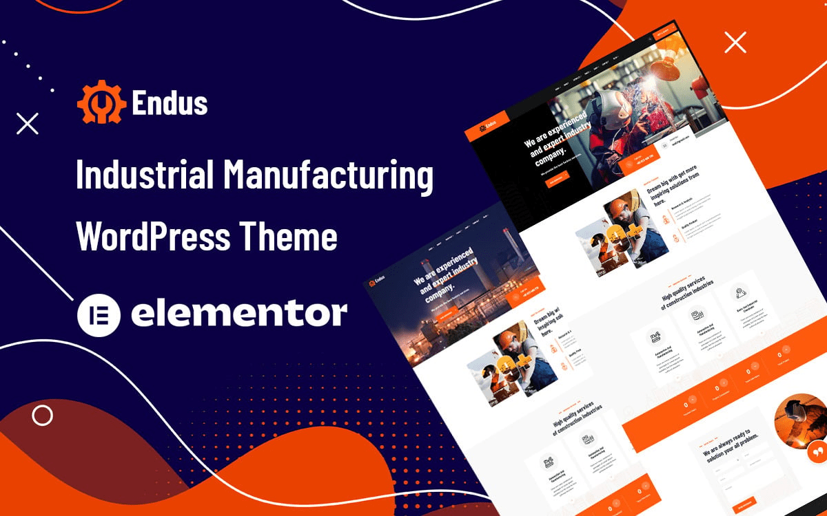 Endus v1.0.1 工业制造 WordPress 主题下载
