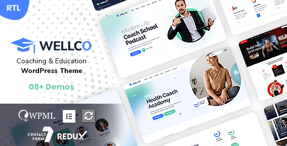 Wellco v1.0.6 辅导和在线课程 WordPress 主题下载