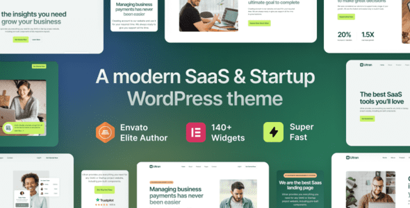 Ultran v1.0.1 – SaaS 与创业公司 WordPress 主题下载