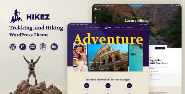 Hikez v1.0.3 冒险旅行 WordPress主题下载