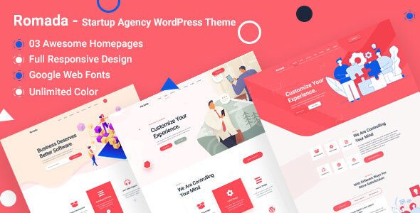 Romada v1.1.1 – 初创机构 WordPress 主题下载