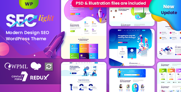 Seclight v1.1.4 – Seo 和数字营销 WordPress 主题下载