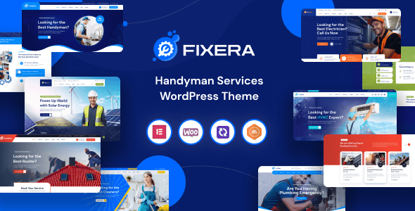Fixera v1.0.4 – Handyman 服务 WordPress 主题下载