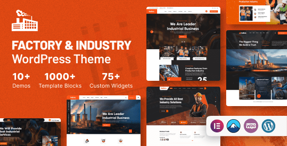 Indsro v1.0.1 – 工厂和工业 WordPress 主题下载