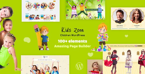 Kids Zone v6.9 – 儿童 WordPress 主题下载